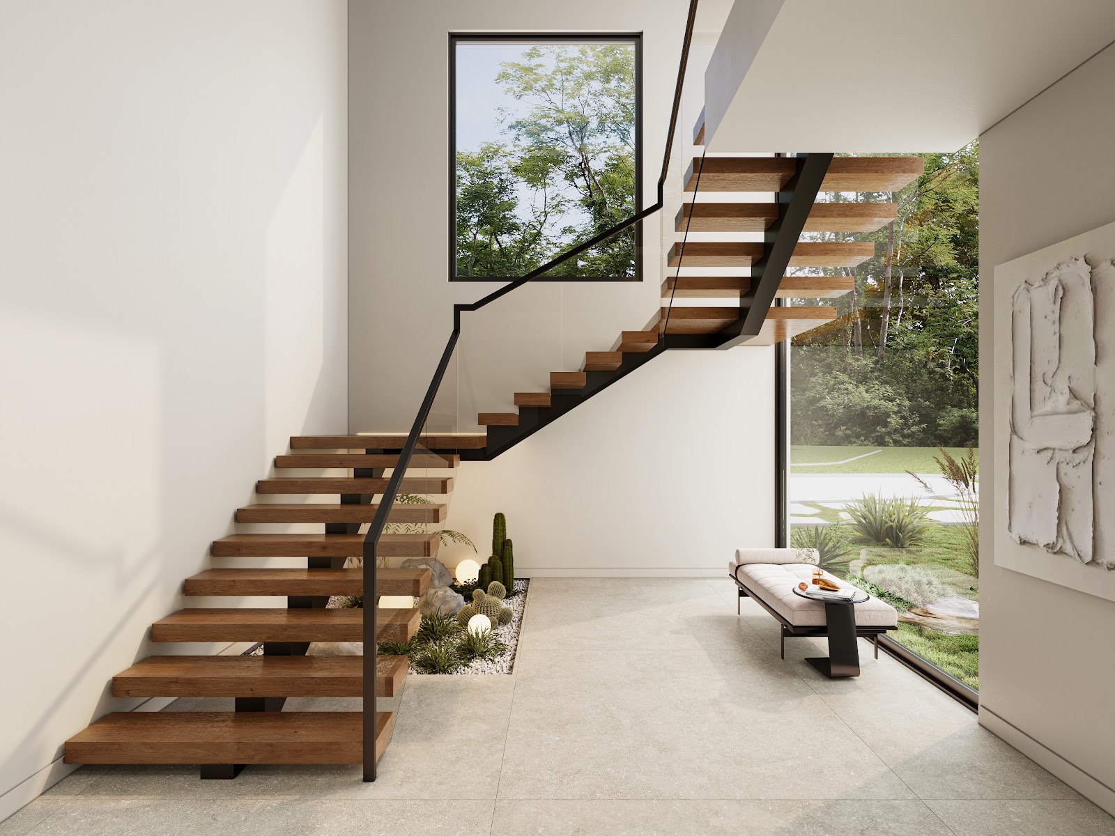 Floating Staircase Rendering