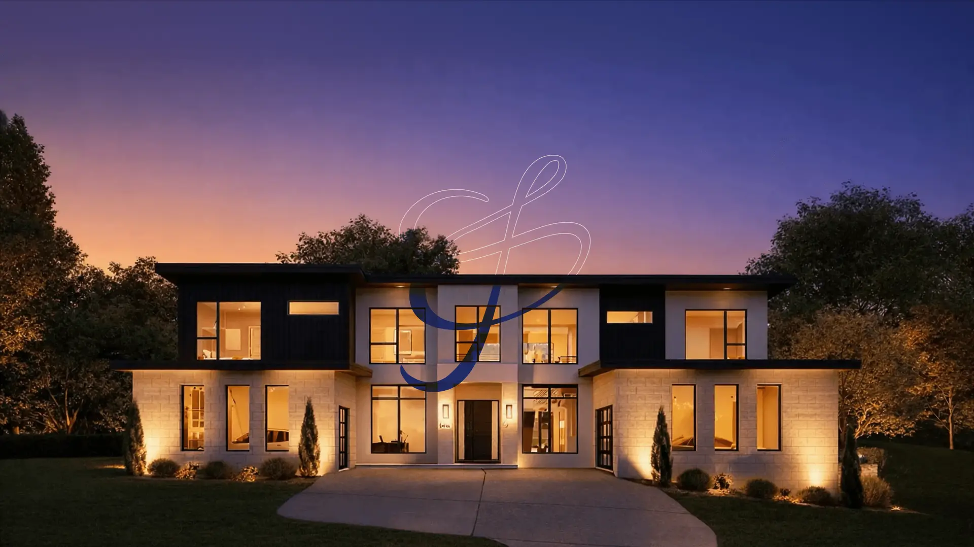 TX Sparks Luxury Homes – Modern Custom Luxury Home in Texas at Dusk TX Sparks Luxury Homes – Modern Custom Luxury Home in Texas at Dusk