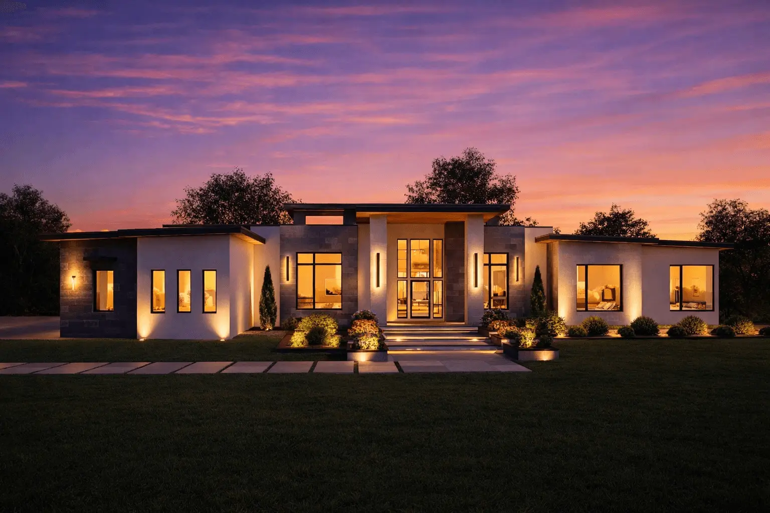 Modern luxury home Modern luxury home